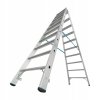 Drabina dwustronna ze stopniami R13 KRAUSE 2x10 stopni 136206